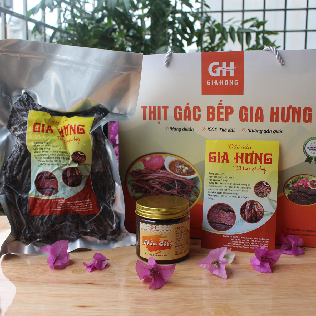 SET QUÀ BIẾU - Thịt gác bếp Gia Hưng