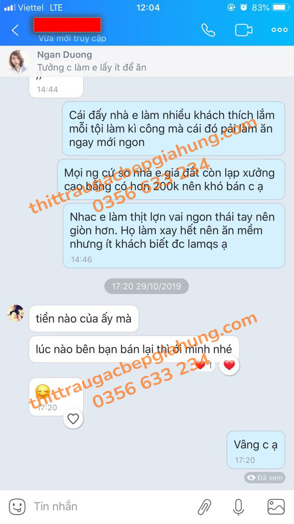 Khách hàng phản hồi sau khi mua hàng Gia Hưng