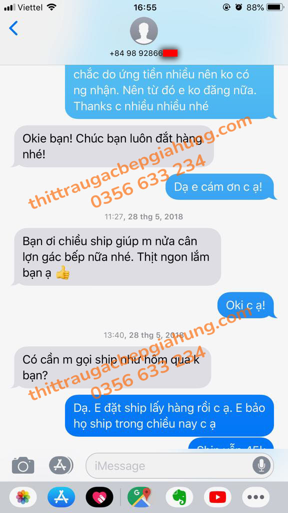 Khách hàng đánh giá sản phẩm Gia Hưng