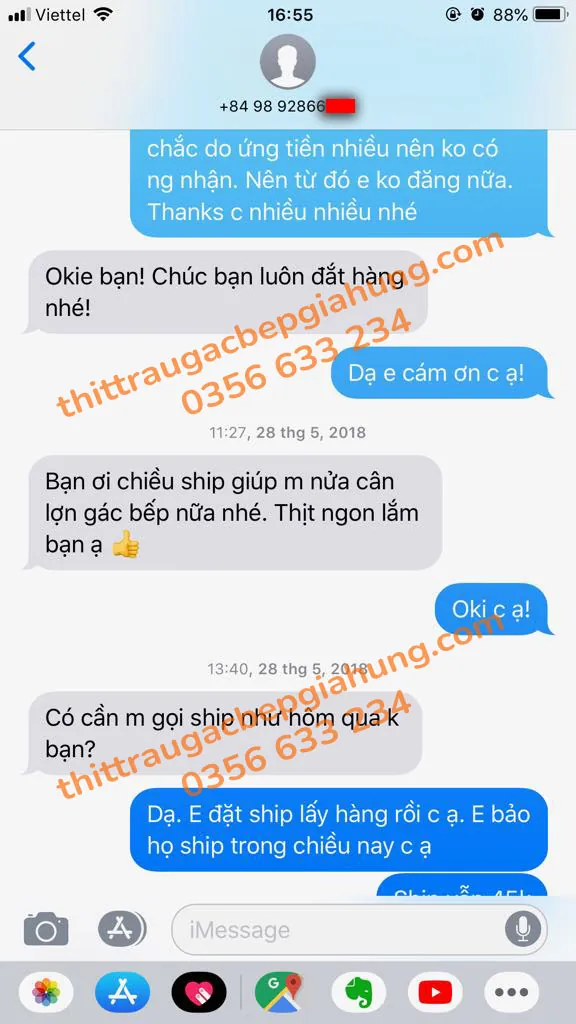 Khách hàng đánh giá sản phẩm Gia Hưng