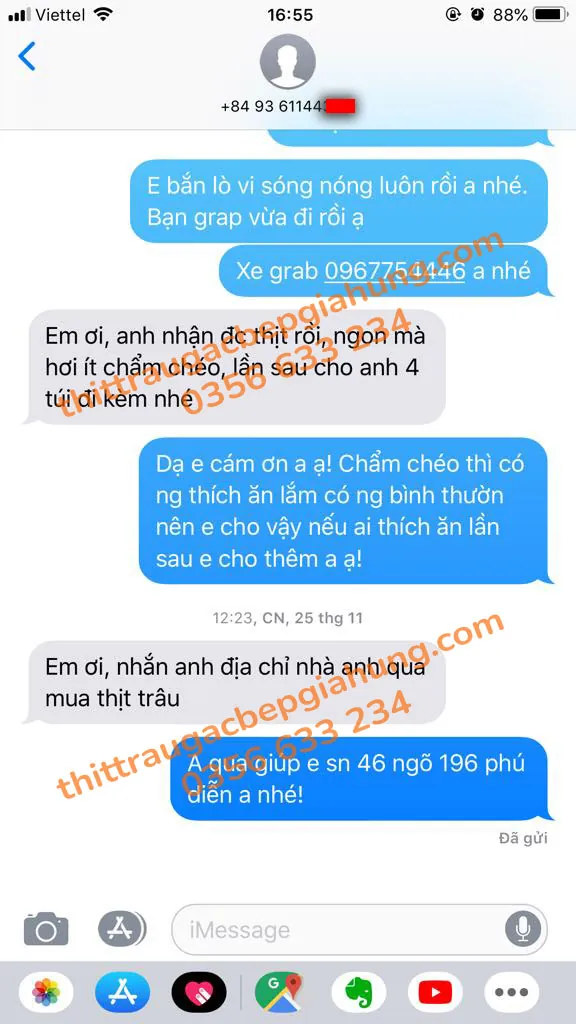 Khách hàng chia sẻ trải nghiệm với Gia Hưng