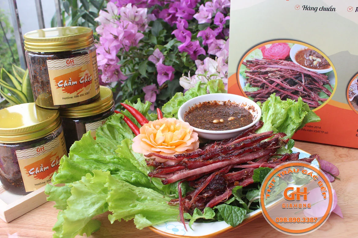 Set combo thịt trâu và thịt lợn gác bếp Gia Hưng