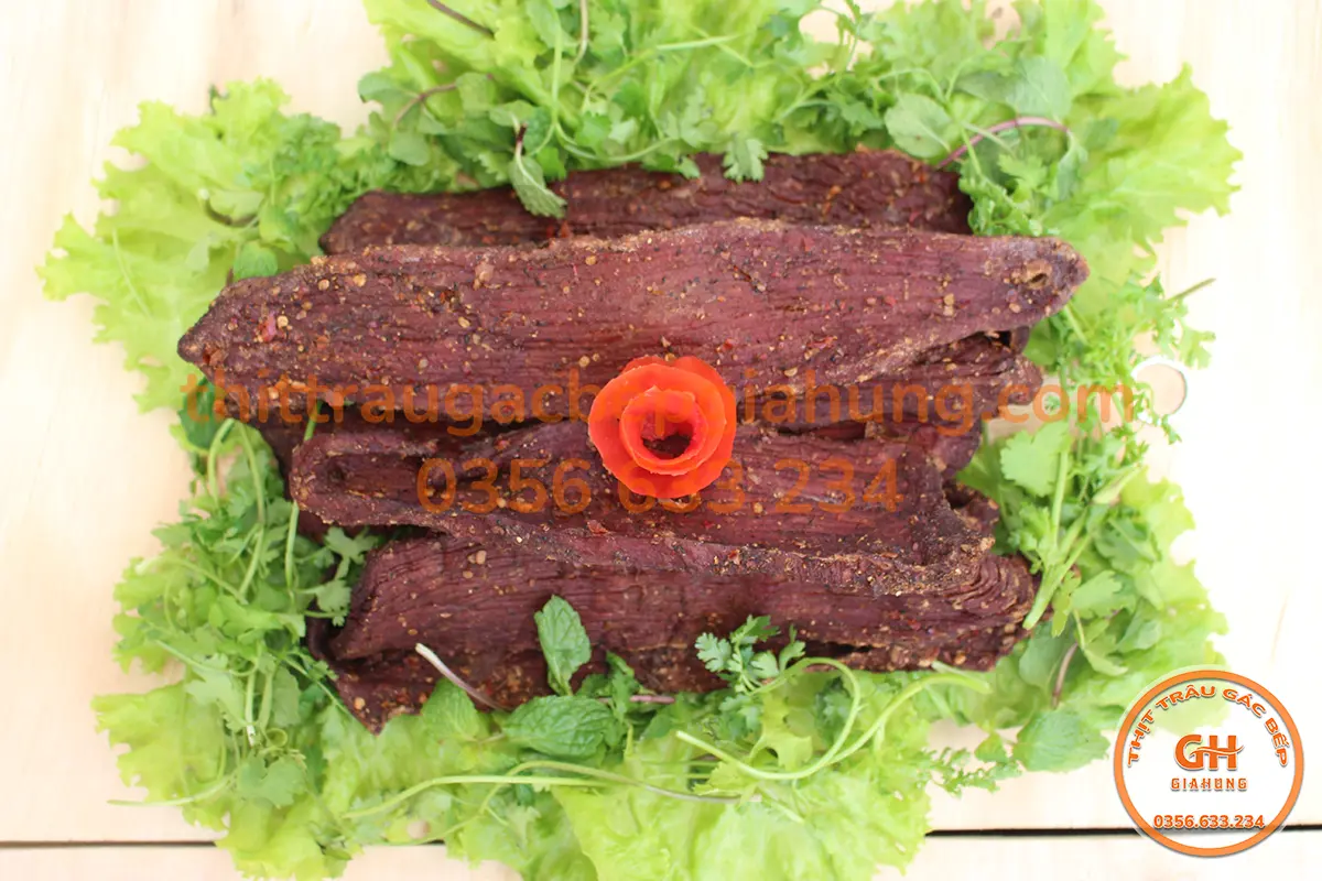 Thịt bò gác bếp
